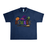Navy beware Urban Heavy Tee - CowGirlArtShop
