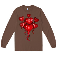 Chestnut heart balloons olivia Long Sleeve Tee - OliviaCreatesArt