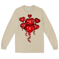 Mushroom heart balloons olivia Long Sleeve Tee - OliviaCreatesArt