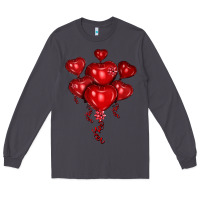 Smoke heart balloons olivia Long Sleeve Tee - OliviaCreatesArt