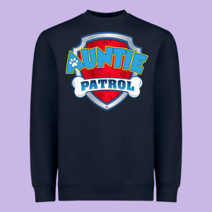 Auntie Patrol Dog Funny Gift Birthday Party Heavyweight Sweatshirt Designed By Trangstudio