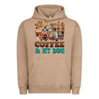 Pigment Burro all i need is coffee and my dog Urban Hoodie - AdoDesignShop