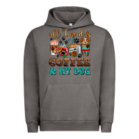 Pigment Tornado all i need is coffee and my dog Urban Hoodie - AdoDesignShop