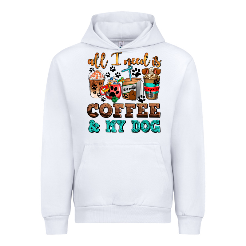 All I Need Is Coffee And My Dog Urban Hoodie by AdoDesignShop | Teevron