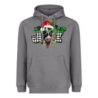 Storm Christmas joy black and white cow Heavyweight Hoodie - BarkalooDesign