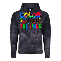 Cloud Black Color outside the lines Vintage Hoodie - CowGirlArtShop