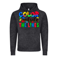 Vintage Black Color outside the lines Vintage Hoodie - CowGirlArtShop