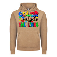 Vintage Coffee Color outside the lines Vintage Hoodie - CowGirlArtShop