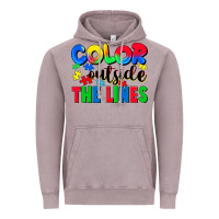 Color Outside The Lines Vintage Hoodie | Teevron