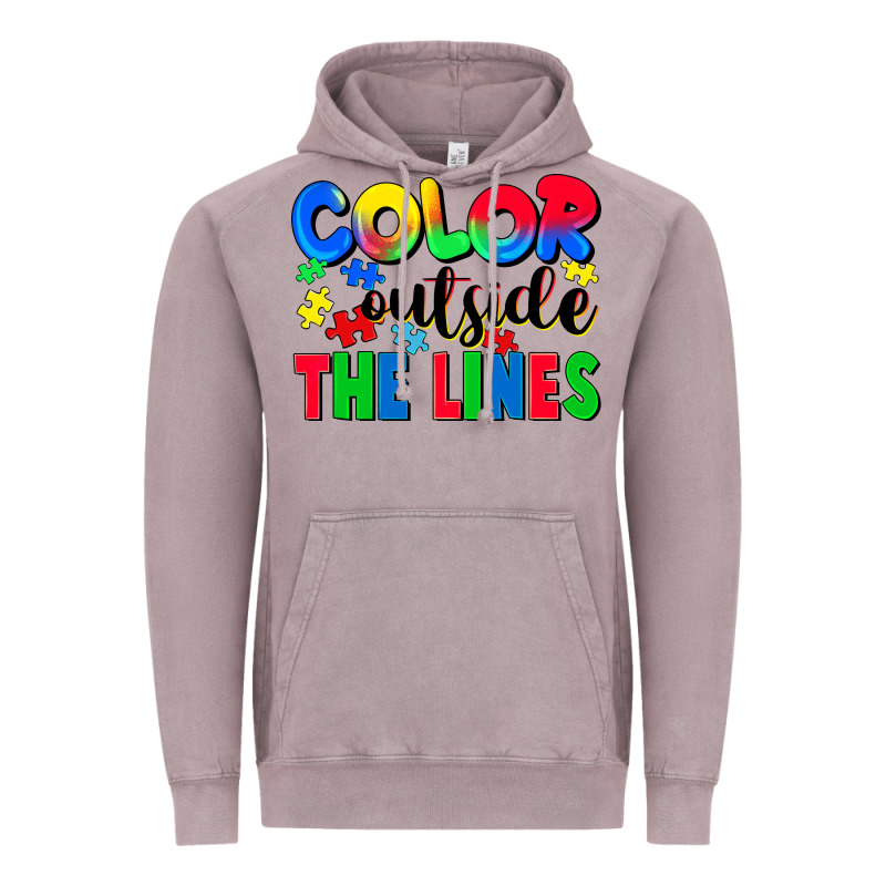Color Outside The Lines Vintage Hoodie by CowGirlArtShop | Teevron