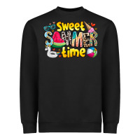 Black summer time Heavyweight Sweatshirt - CowhideDigitalArt