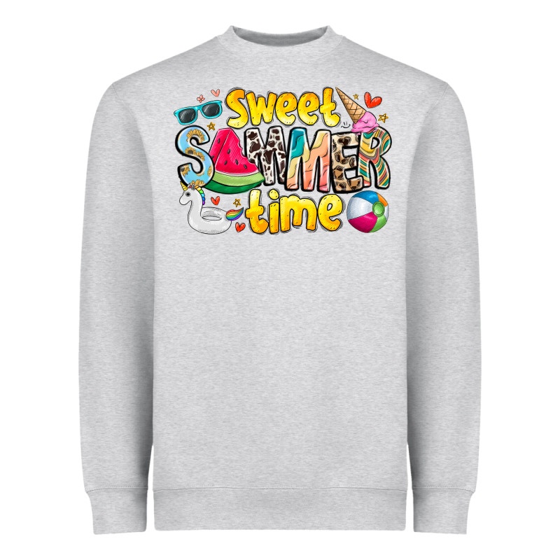 Summer Time Heavyweight Sweatshirt by CowhideDigitalArt | Teevron