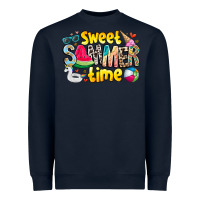 Navy summer time Heavyweight Sweatshirt - CowhideDigitalArt
