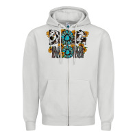 Dove Grey dog mom Zipper Hoodie - RacoonDesign