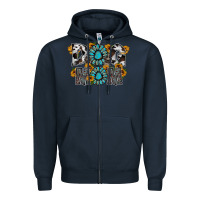 Navy dog mom Zipper Hoodie - RacoonDesign