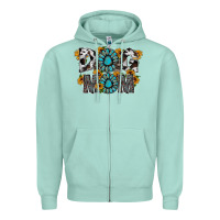 Seafoam dog mom Zipper Hoodie - RacoonDesign