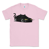 Bubblegum Pink spooky halloween jdm s14 silvia 240sx black cat illustrated t shirt Classic Tee - trangStudio