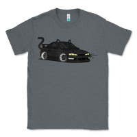 Charcoal Heather spooky halloween jdm s14 silvia 240sx black cat illustrated t shirt Classic Tee - trangStudio