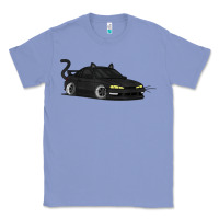 Colony Blue spooky halloween jdm s14 silvia 240sx black cat illustrated t shirt Classic Tee - trangStudio