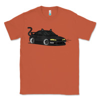 Copper spooky halloween jdm s14 silvia 240sx black cat illustrated t shirt Classic Tee - trangStudio