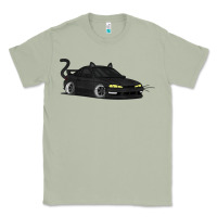 Matcha spooky halloween jdm s14 silvia 240sx black cat illustrated t shirt Classic Tee - trangStudio