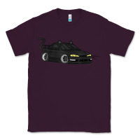 Plum spooky halloween jdm s14 silvia 240sx black cat illustrated t shirt Classic Tee - trangStudio