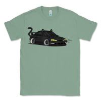 Sage spooky halloween jdm s14 silvia 240sx black cat illustrated t shirt Classic Tee - trangStudio