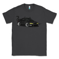 Smoke spooky halloween jdm s14 silvia 240sx black cat illustrated t shirt Classic Tee - trangStudio