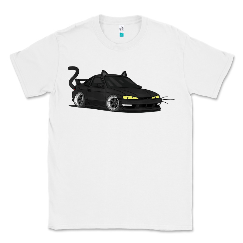 Spooky Halloween Jdm S14 Silvia 240sx Black Cat Illustrated T Shirt Classic Tee by trangStudio | Teevron