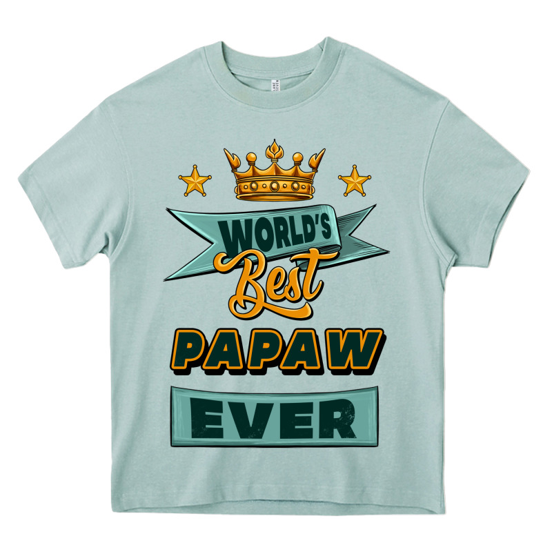 World's Best Papaw Ever Heavy Core Tee by Jasminsmagicworld | Teevron