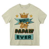 Mossy world's best papaw ever Heavy Core Tee - Jasminsmagicworld