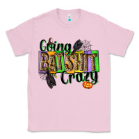 Bubblegum Pink Going bat shit crazy Classic Tee - NancyCooperArtShop