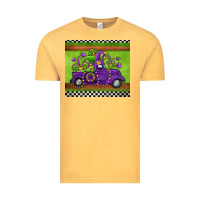 Vintage Mustard mardi gras truck Vintage Tee - Jasminsmagicworld