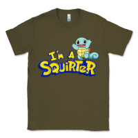 Army Green I'm A Squirter Funny Turtle Cute gift Classic Tee - trangStudio