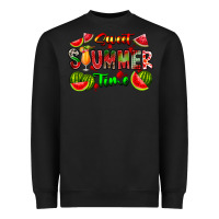 Black summer time Heavyweight Sweatshirt - CowhideDigitalArt