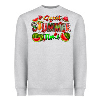 Heather Grey summer time Heavyweight Sweatshirt - CowhideDigitalArt