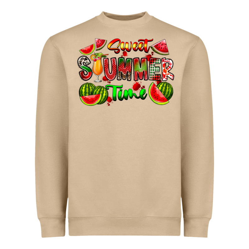 Summer Time Heavyweight Sweatshirt by CowhideDigitalArt | Teevron