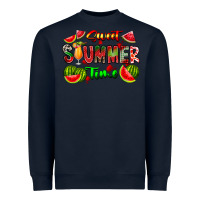 Navy summer time Heavyweight Sweatshirt - CowhideDigitalArt