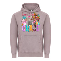 Vintage Zinc Saved by his grace Easter Day Vintage Hoodie - HowdyJamesFarm
