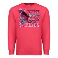 Cardinal with brave wings she flies Premium Sweatshirt - BarkalooDesign