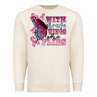 Sandshell with brave wings she flies Premium Sweatshirt - BarkalooDesign