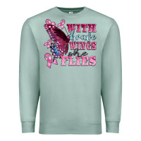 Seafoam with brave wings she flies Premium Sweatshirt - BarkalooDesign