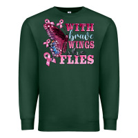 Sports Green with brave wings she flies Premium Sweatshirt - BarkalooDesign