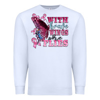 White with brave wings she flies Premium Sweatshirt - BarkalooDesign