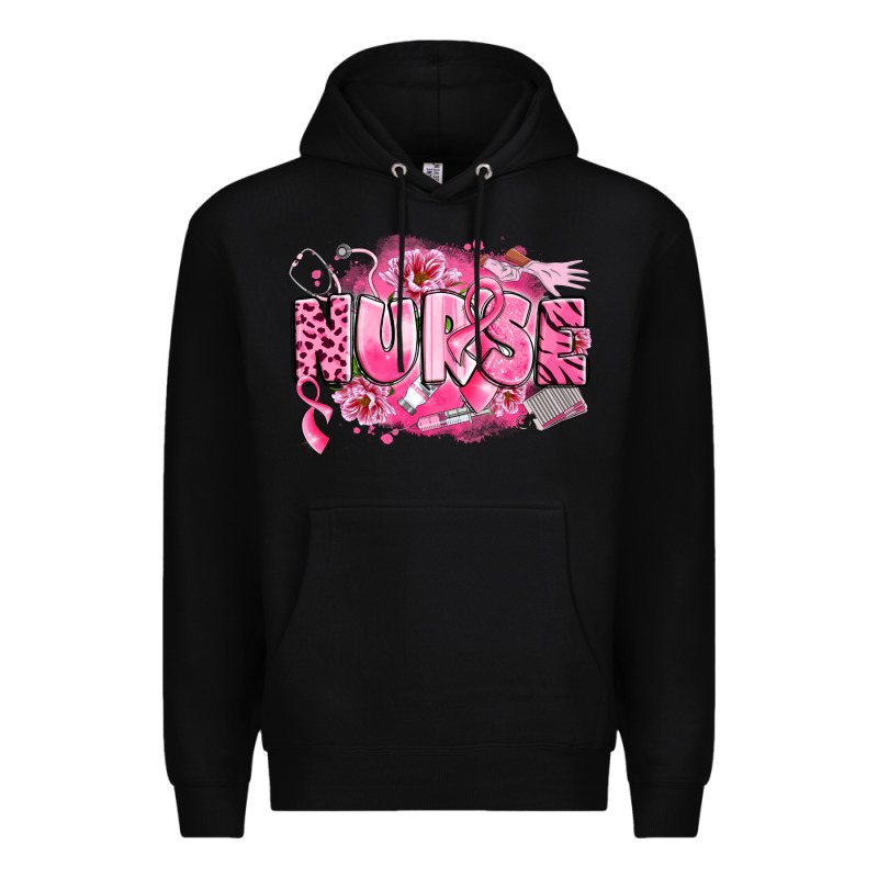 Breast Cancer Nurse Premium Hoodie by LillyAllenDesigns | Teevron