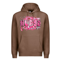 Chestnut breast cancer nurse Premium Hoodie - LillyAllenDesigns