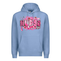 Colony Blue breast cancer nurse Premium Hoodie - LillyAllenDesigns