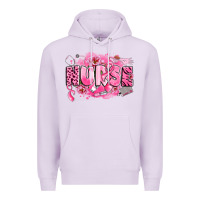 Lilac breast cancer nurse Premium Hoodie - LillyAllenDesigns