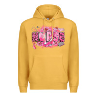 Mustard breast cancer nurse Premium Hoodie - LillyAllenDesigns