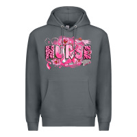 Rock breast cancer nurse Premium Hoodie - LillyAllenDesigns